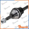 Demi-Arbre de Transmission ATM droite pour OPEL | NPW-PL-139, 374558